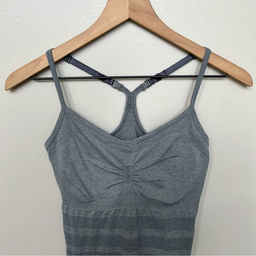 Lululemon Ebb & Flow Tank Heathered Dark Classic Sport Grey Size 6 Athletic Top - Image 5