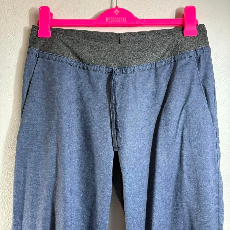 Patagonia Women's Jogger Sweatpants Sz 32 Blue Hampi Rock Pants Hemp Blend Hike - Image 2