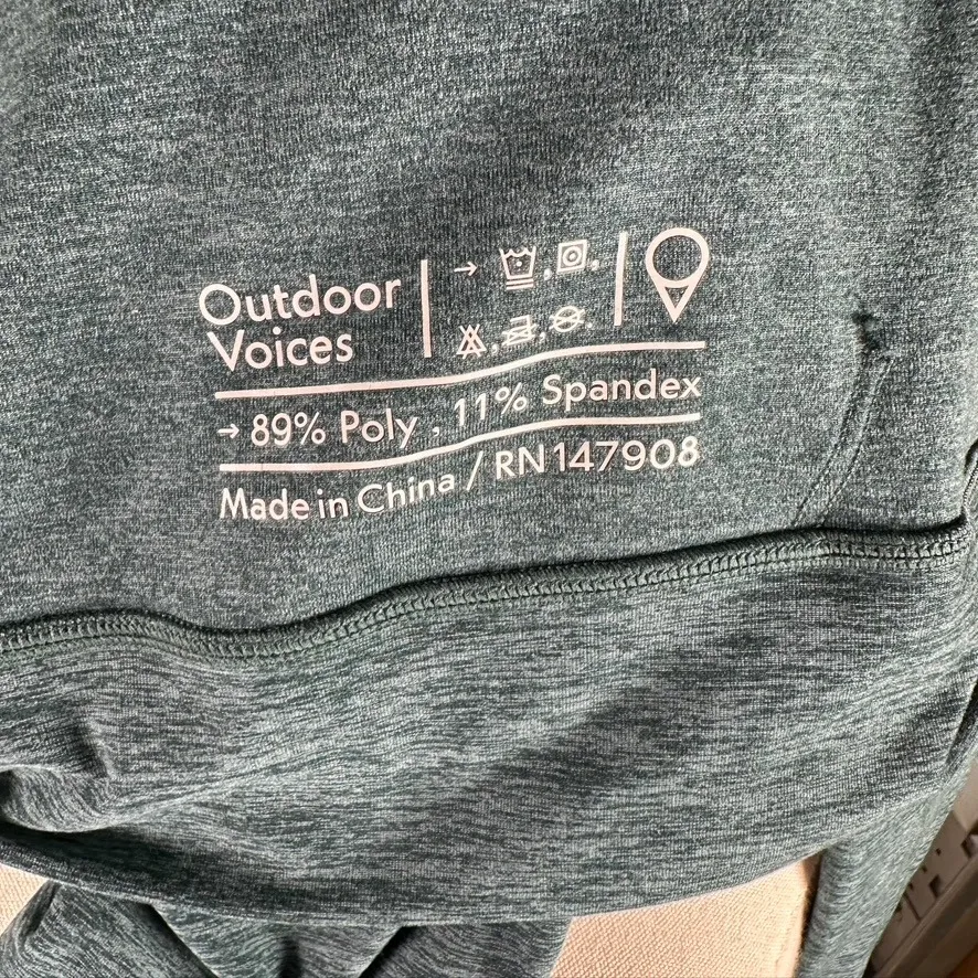 Outdoor Voices Hoodie Women's Medium M Blue Green Pullover‎ Activewear Athletic - Image 12