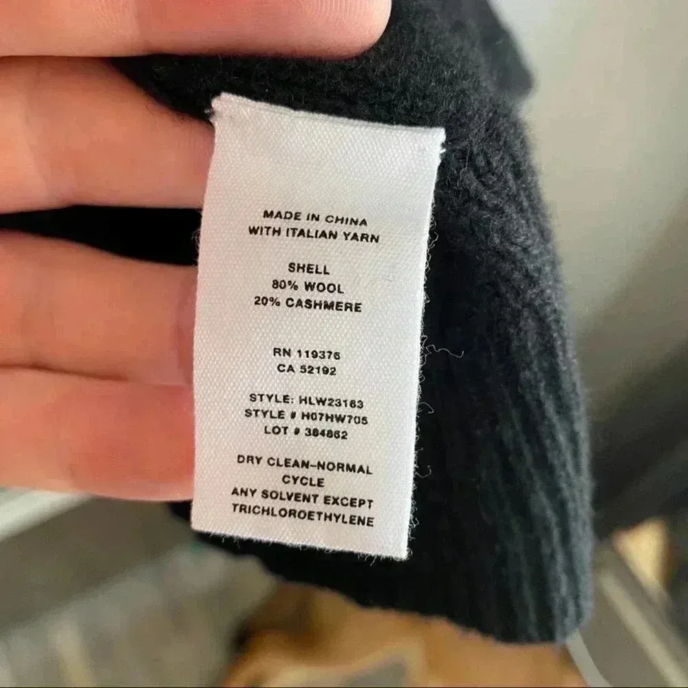 Helmut Lang Balloon Sleeve Pullo in Black - Image 5