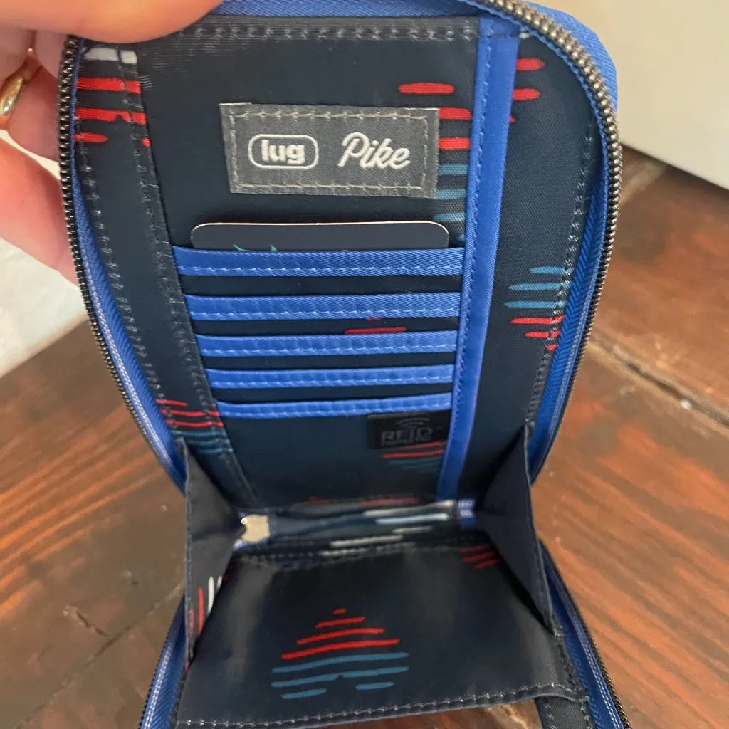 Pike RFID Crossbody Bag Red - Image 4