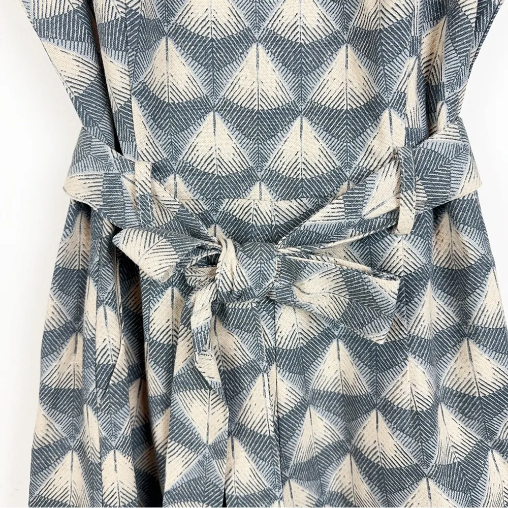 NWT En Saison Shelly Romper in Blue Natural Size Small - Image 3