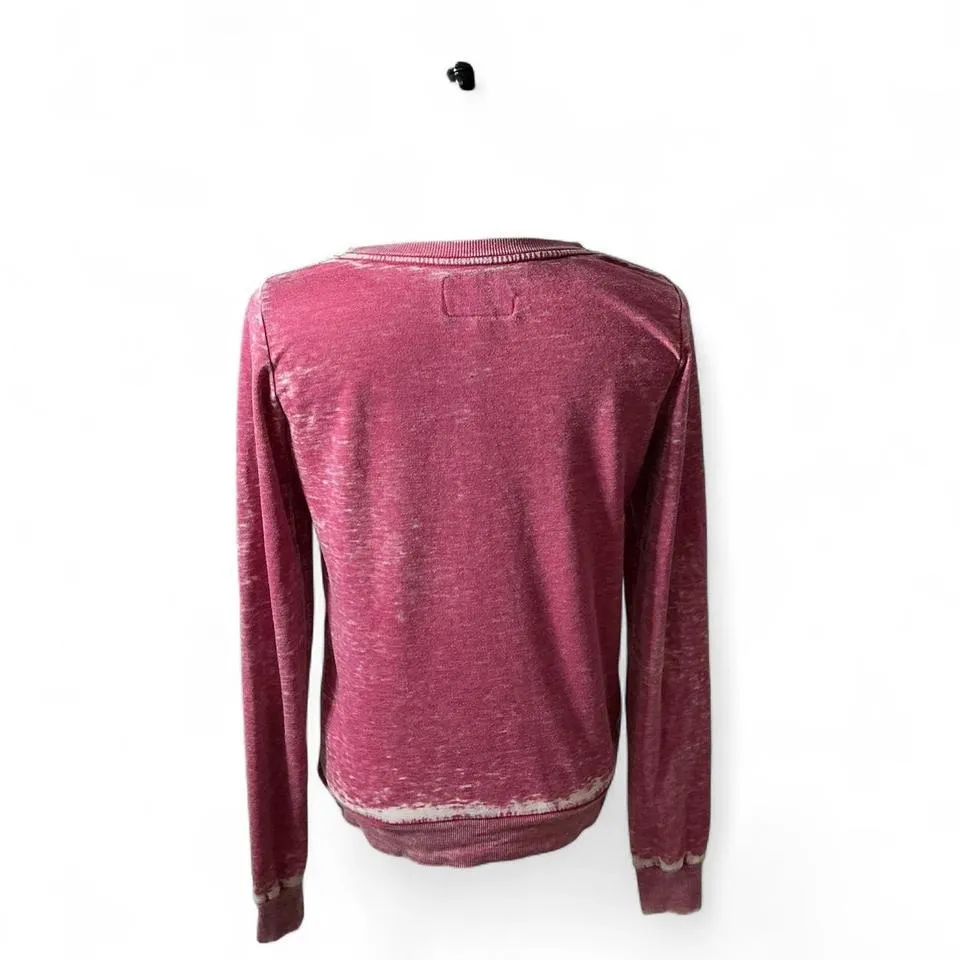 Redfish Lake Lodge Idaho Graphic Sweatshirt‎ Pullover EMI Pink Small S - Image 2