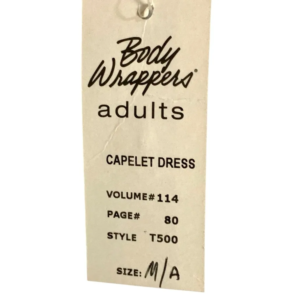 Body Wrappers Capelet Praise Dance Dress M Blue White Flowy Angelic Worship Wear - Image 8