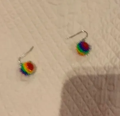 Squishy/ globe hanging earrings - Image 4