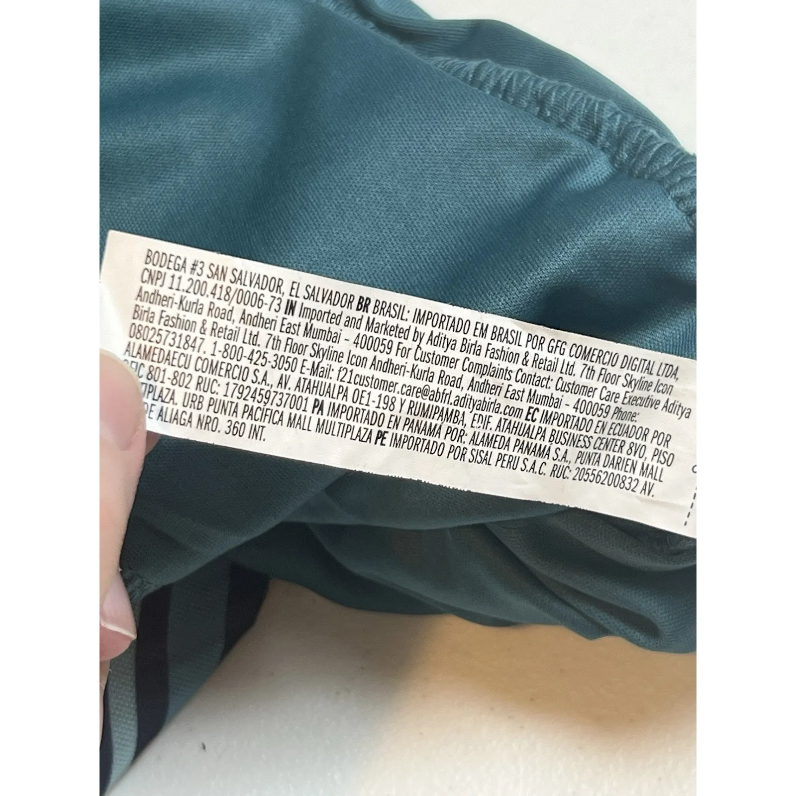 Forever 21 Blue Bodycon Dress – No Size Tag (See Measurements in Photos - Image 4