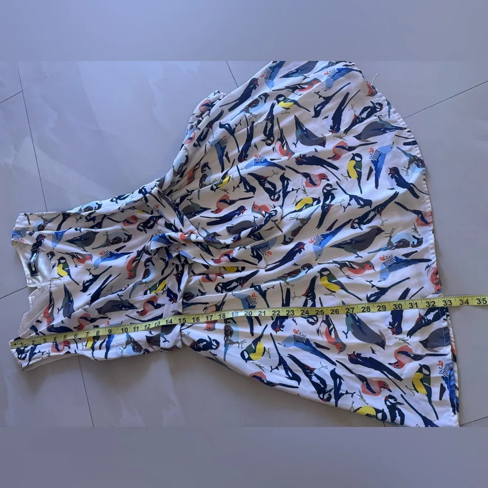 Paper Plane London Animal Print dress size S/M white sleeveless - Image 13