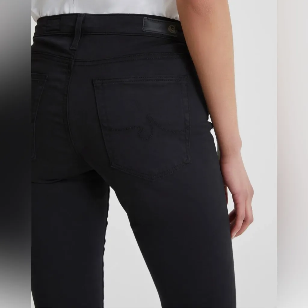 AG Adriano Goldschmied Prima Mid Rise Cigarette Leg Jeans in Black Size 29R - Image 5