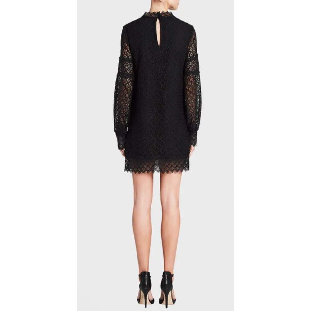 Iro Kara Black Eyelet Lace Dress - Image 4