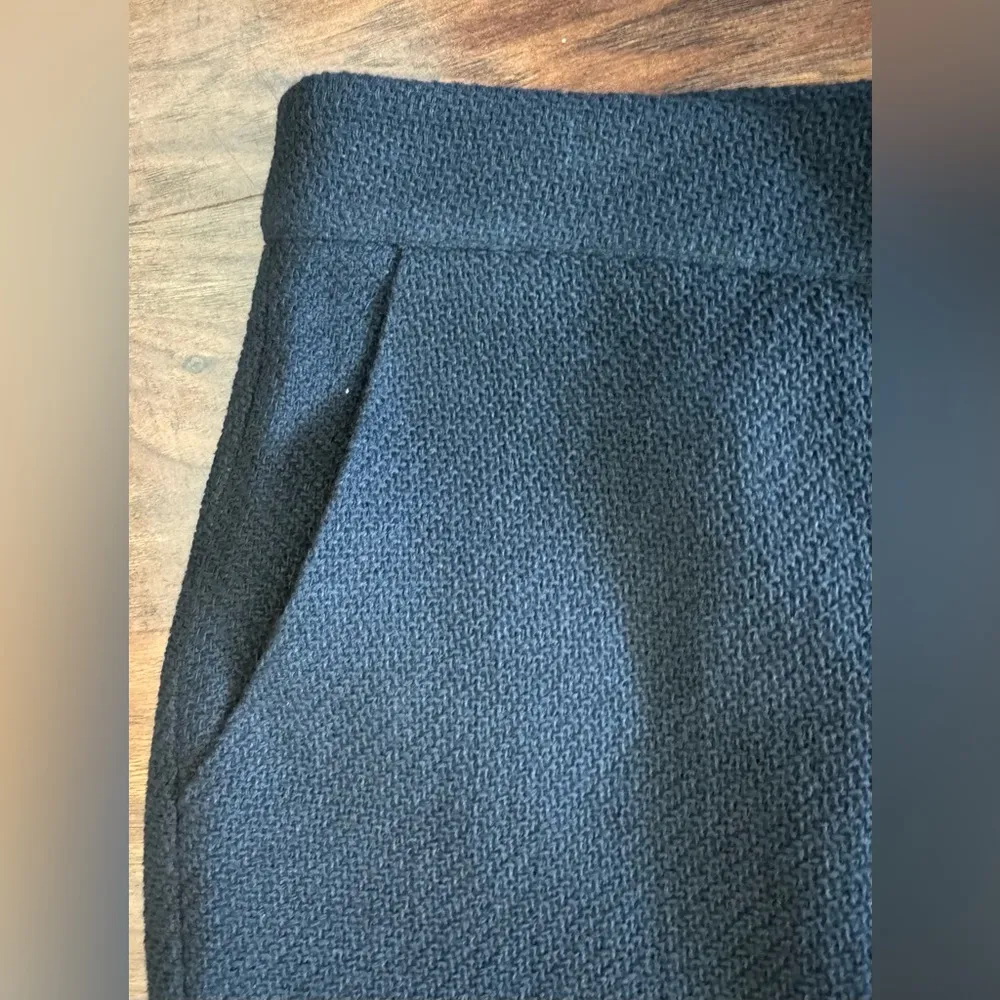 NAKD Structured Suit pant Cropped Flared Textured Office Career NWT 44 US 14 Black - Image 3