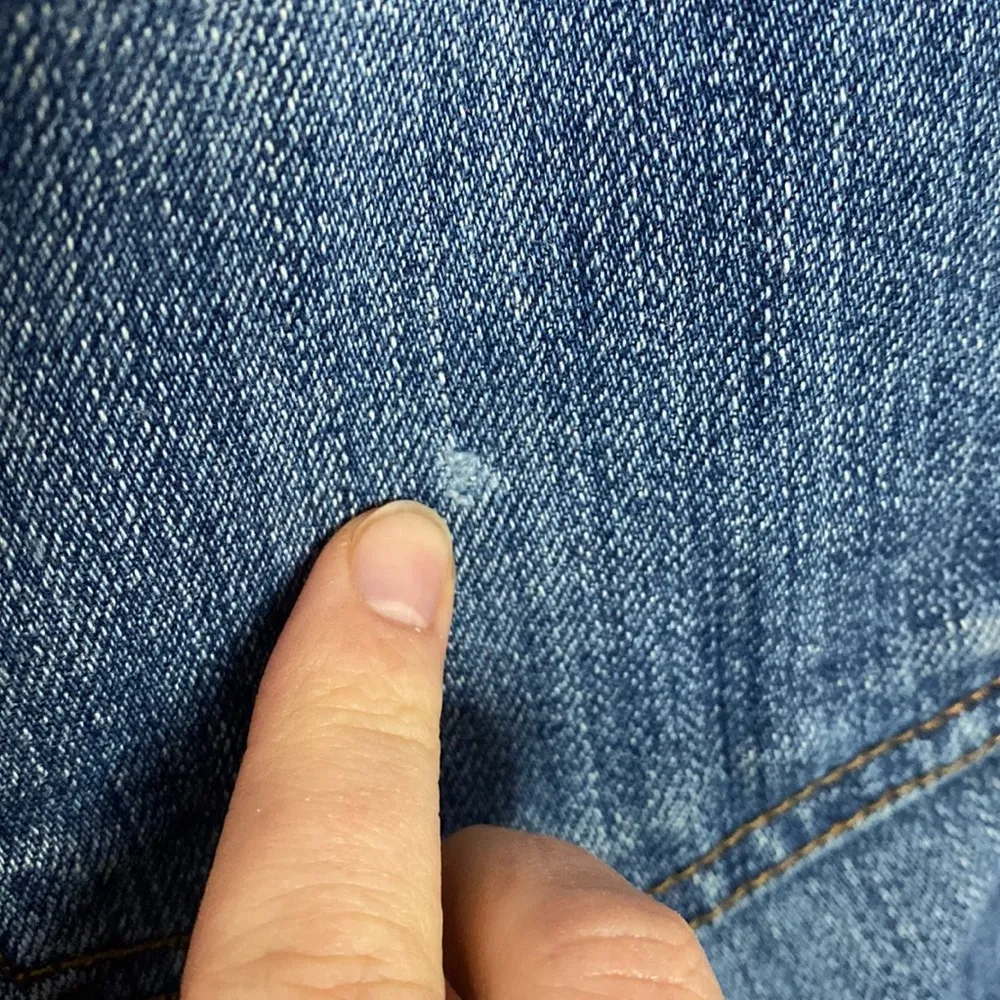 Current Elliott the stiletto windmill destroy slim jeans busted knee size 25 - Image 11