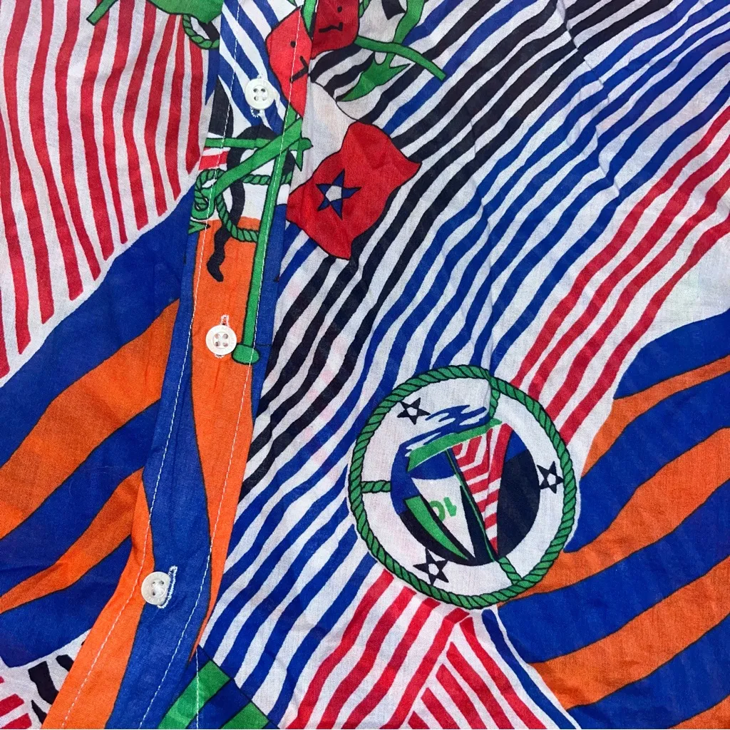 Vintage Lauren Ralph Lauren Blouse Shirt Nautical Anchor Sailing PLus - Image 3