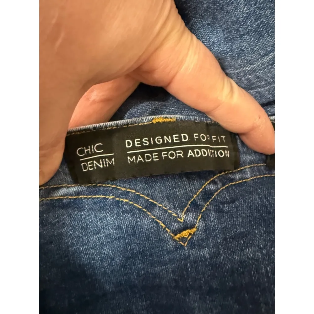 Women's Chic Denim Harley Corset Skinny Jeans Size 24S Blue - Image 7