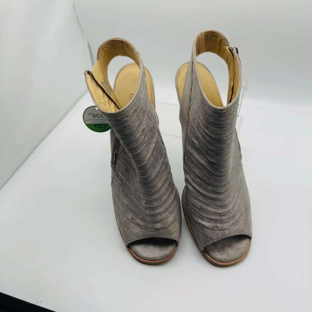 Paul Green in  metallic gray  Cayanne Peep Toe High Heel Booties 8 (US 10.5) - Image 15
