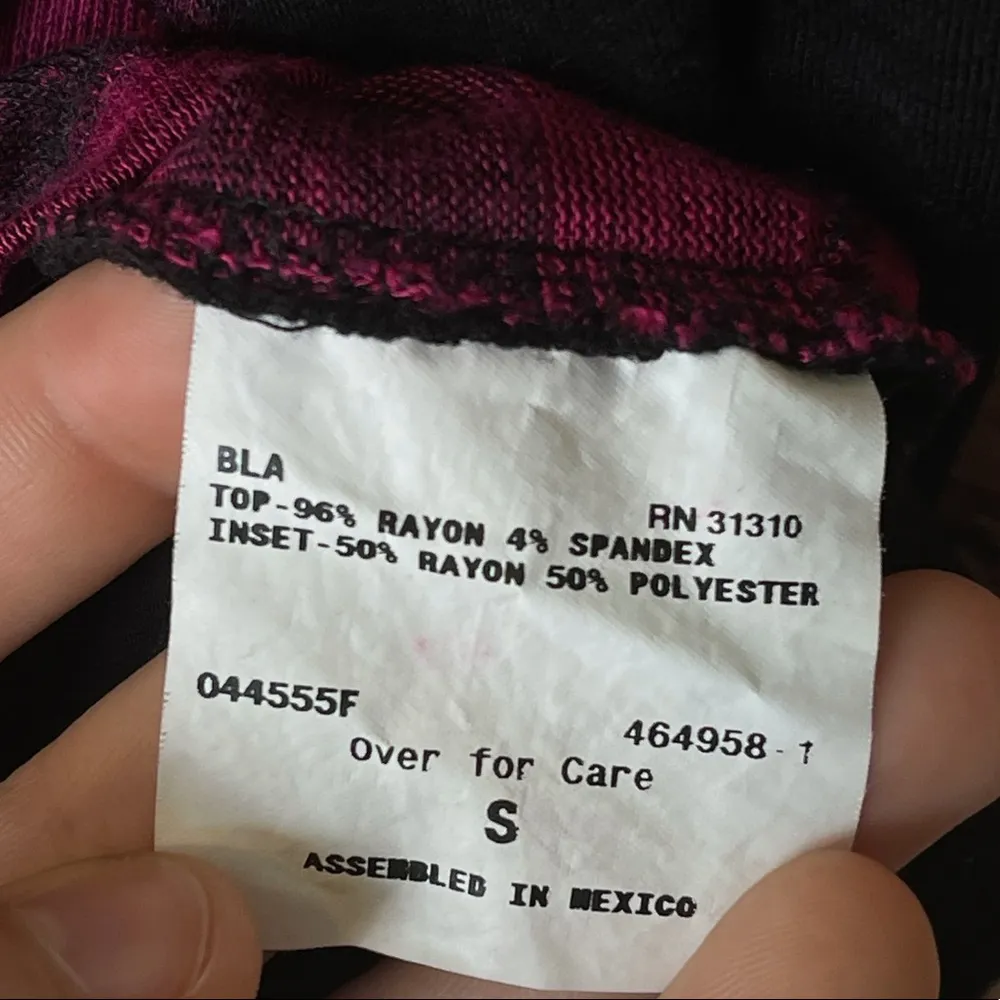 AB Studio | Black & Pink Ruffle Blouse w/Cardigan - Image 6