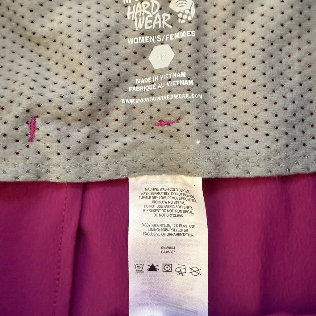 Mountain Hardwear Womens Size 12 Purple Skirt Tennis Golf Hiking - Image 5