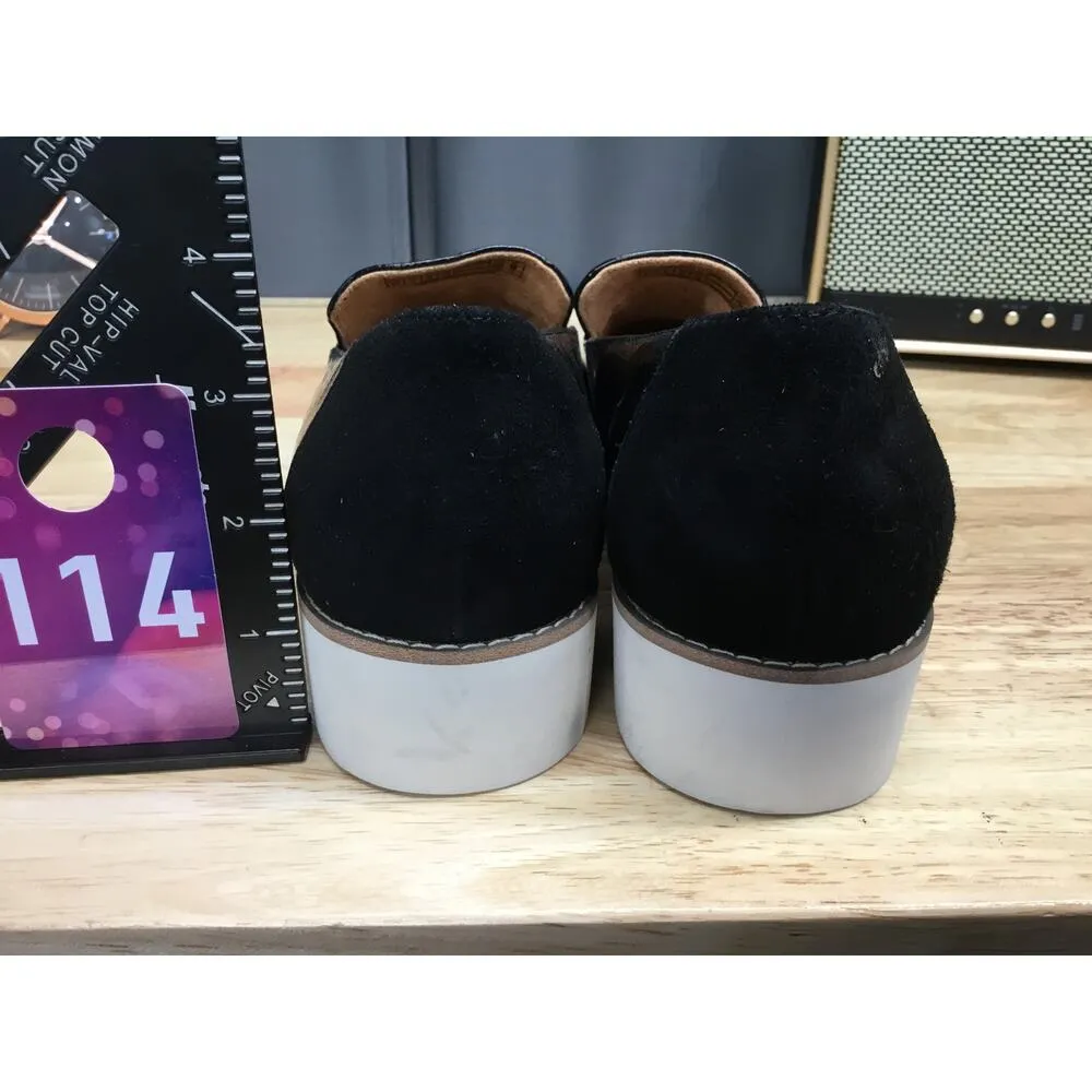 Vionic Kensley Loafers Women's 8.5 Black Patent Leather Low Top Comfort Flats - Image 2