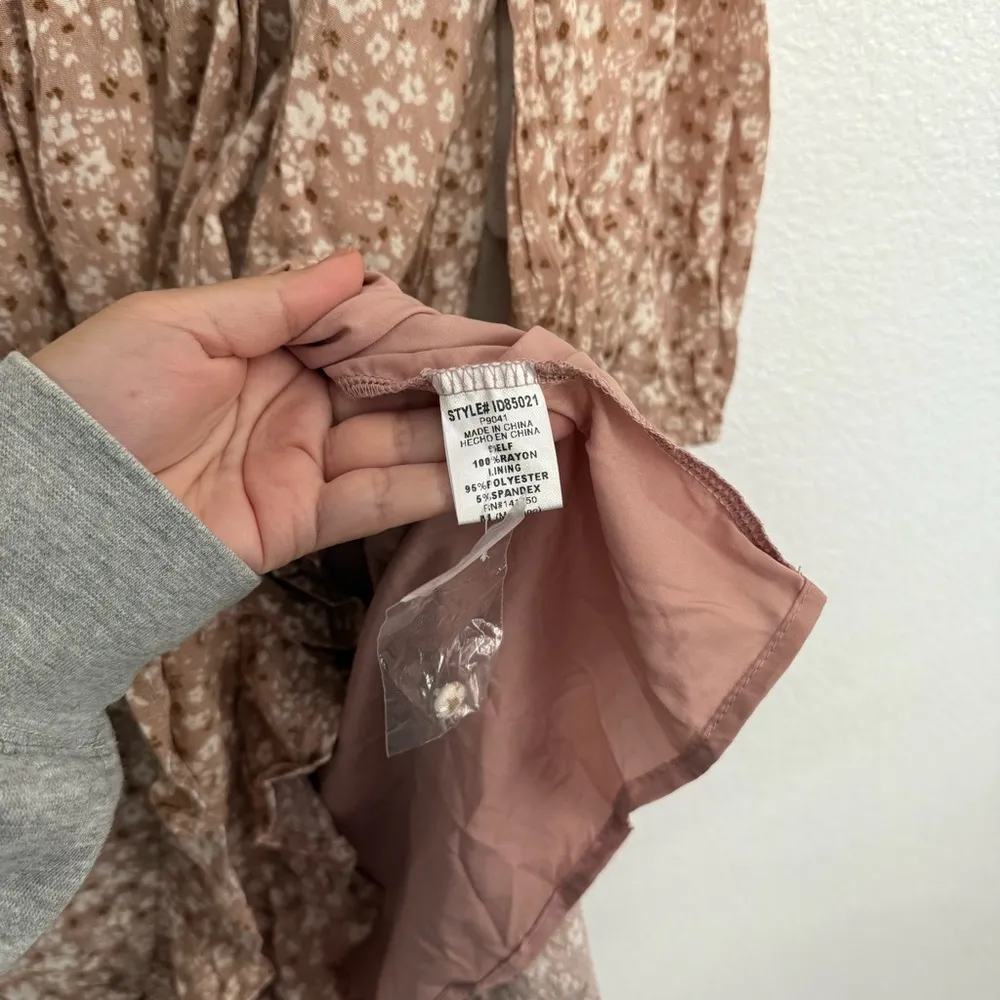 NWT Orange Creek The Millena Floral Long Sleeve Midi Dress Medium - Image 5