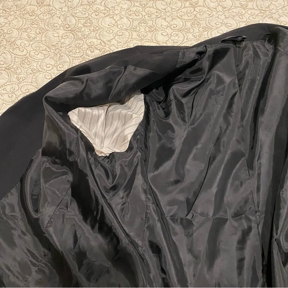 NWT Daisy Fuentes Women’s Black Blazer with Structured Shoulders Size 14 - Image 11