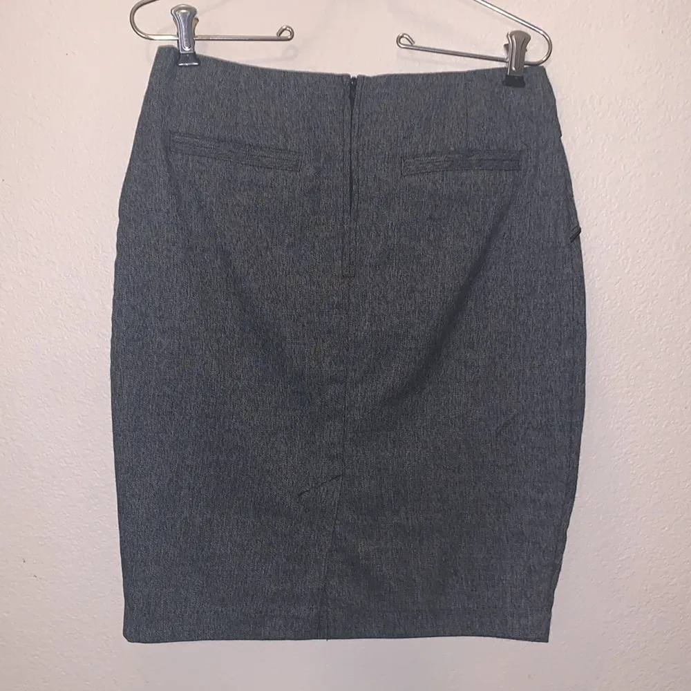 BCX  Grey Midi Pencil Skirt - Image 4