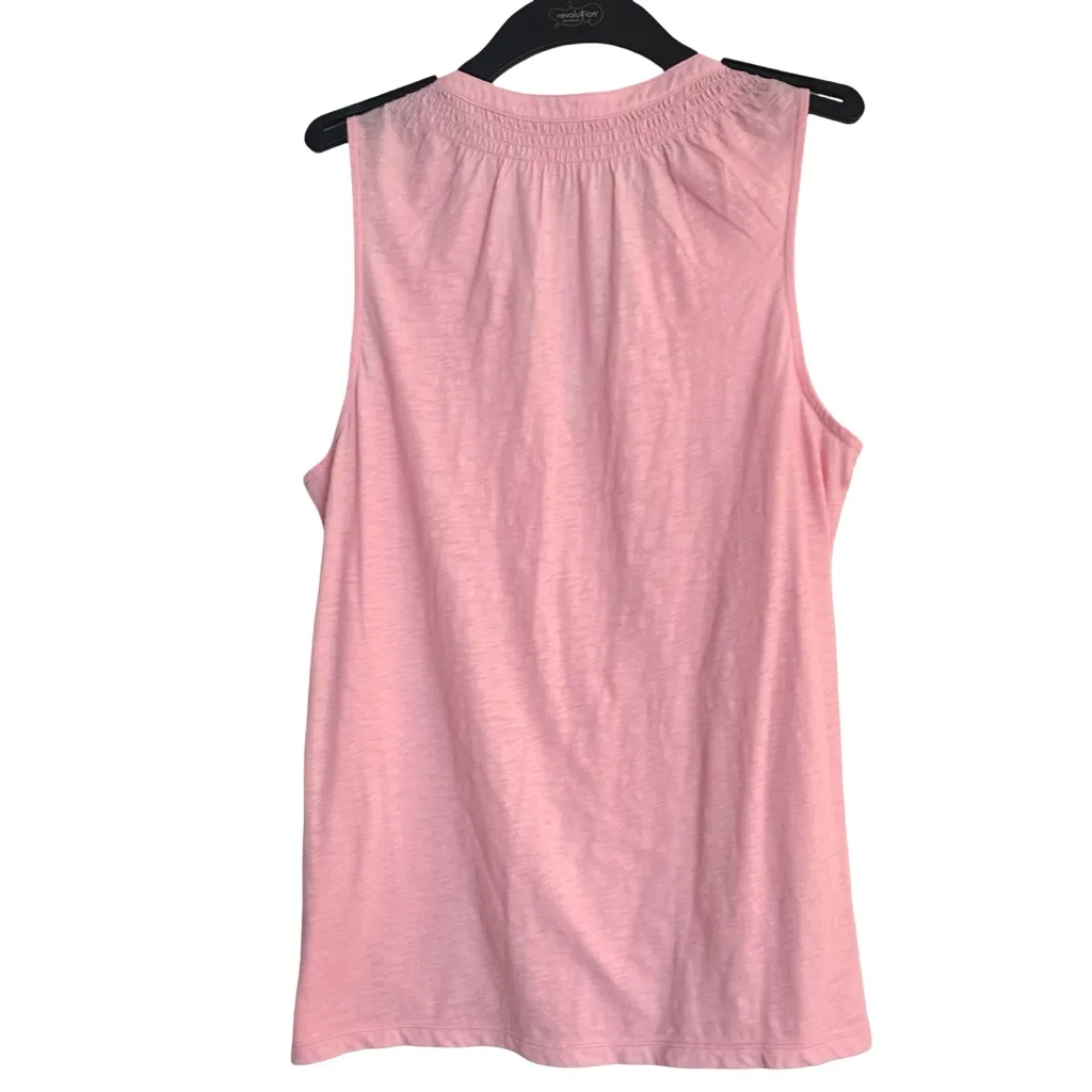 Lilly Pulitzer ESSIE "Tiki Pink" Cotton Blend Sleeveless Top - Image 6