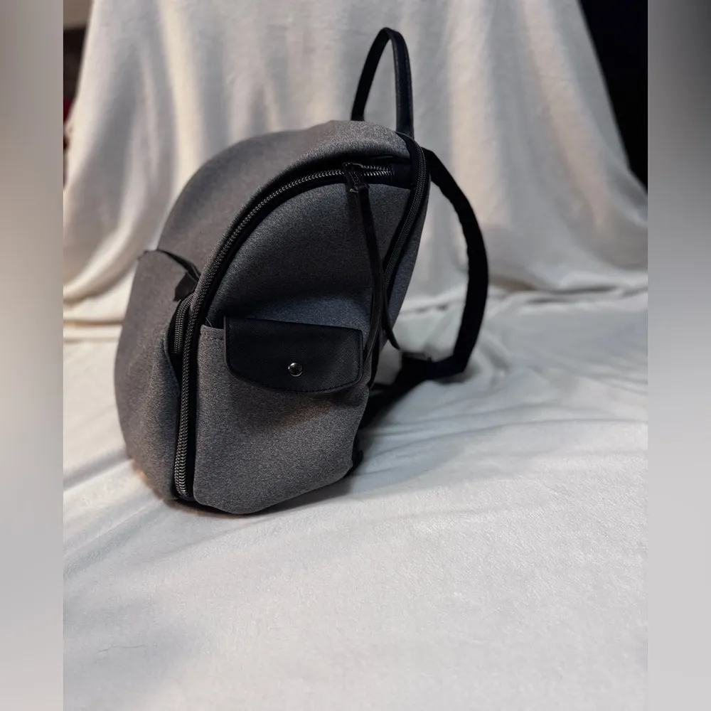 Aimee Kestenberg Sardinia Neoprene Backpack Gray 16"x13" - Image 5