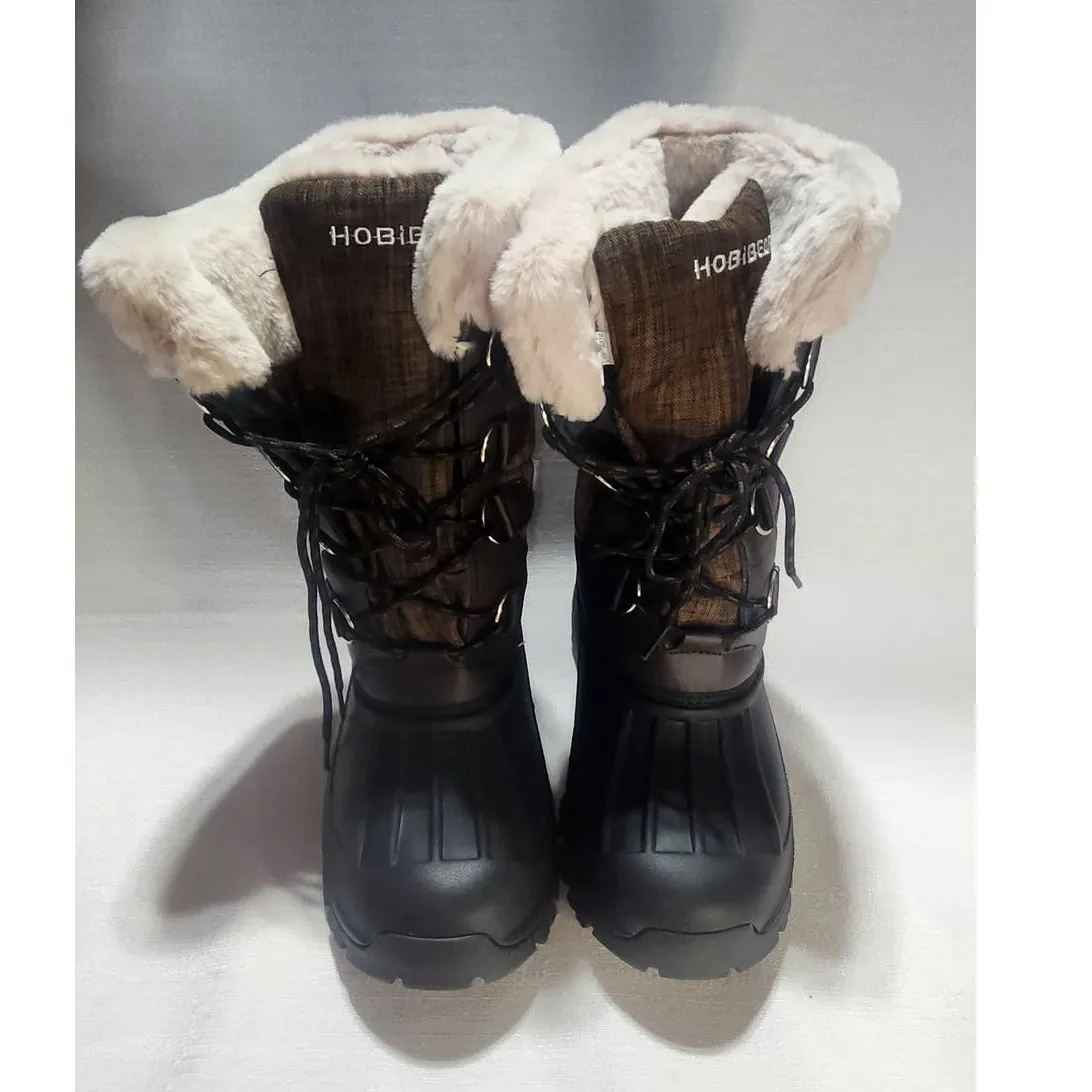 hobibear rain boots size 9 women's waterproof Brown - Image 8