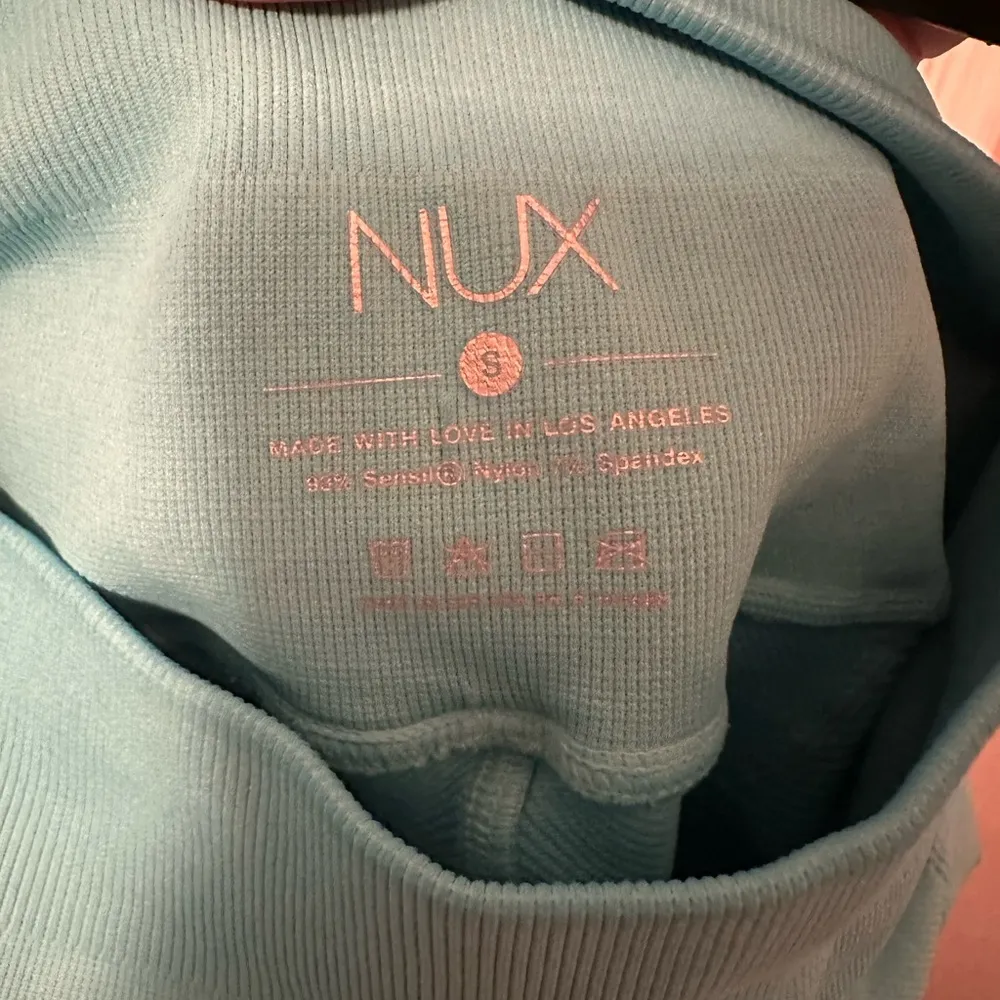 Women’s Nux Active Workout Set size small light blue - Image 4