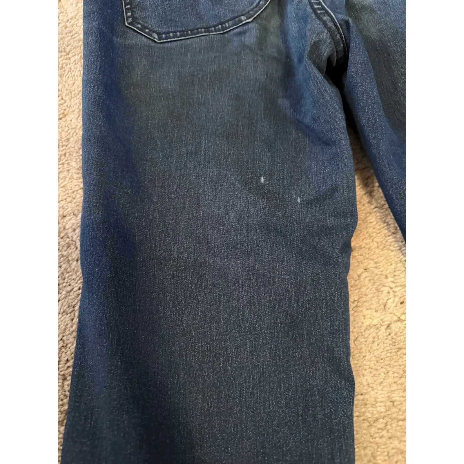 Free People High Rise Flare Jeans‎ Dark Wash Denim Women Size 27 - Image 7