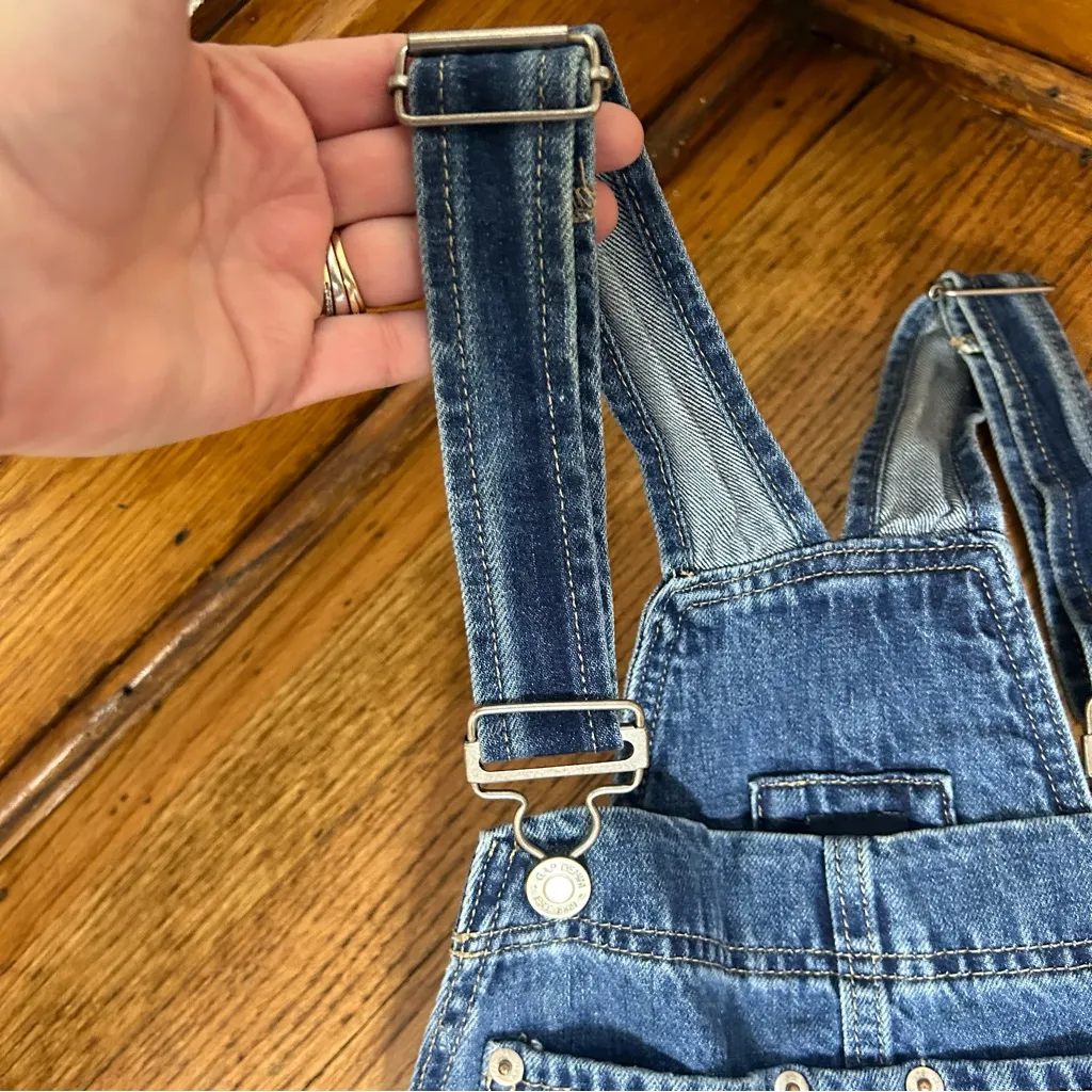 GAP Slouchy Overalls Medium Indigo Denim Size M - Image 9