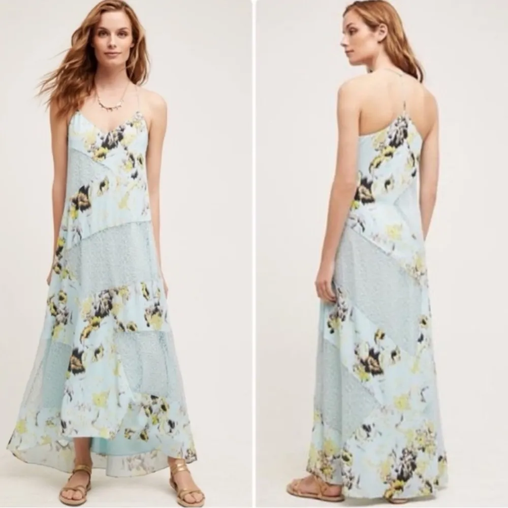 Anthropologie Sachin + Babi Fairy Ethereal Dainty Spring Lace Maxi Dress 2 P NEW - Image 3