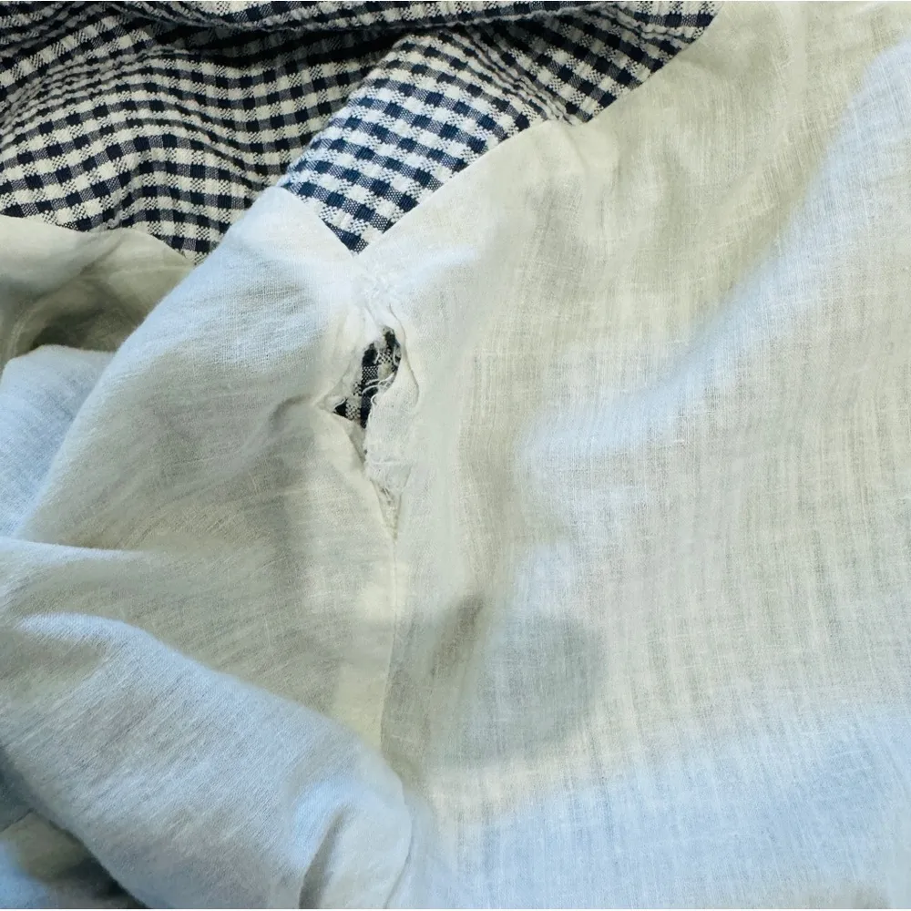 Betsy Johnson Vintage 100% cotton black white checker blazer - Image 10