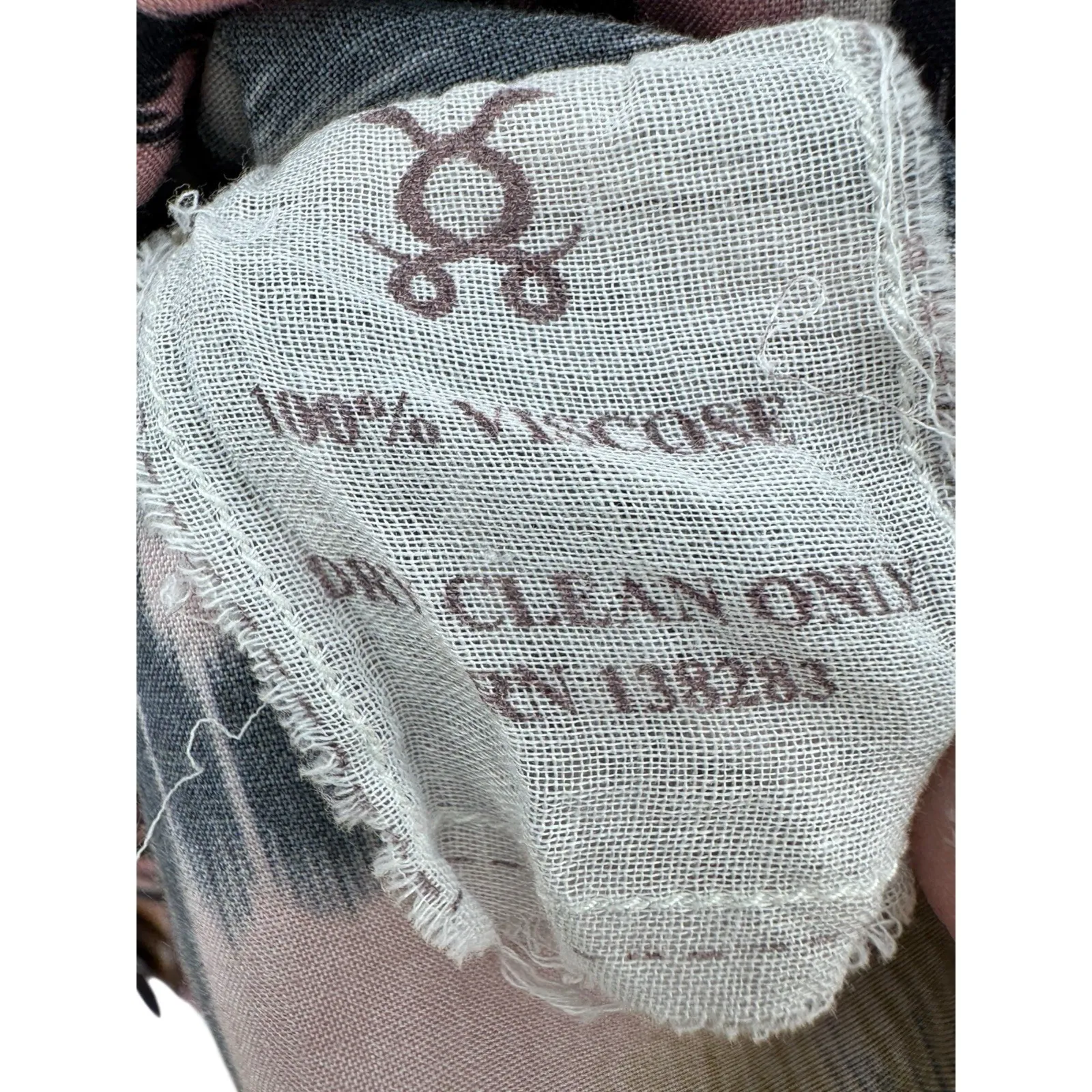 Figue Nova Blouse Small Abstract Ikat Print Boho Luxe Top 3/4‎ Sleeve - Image 6