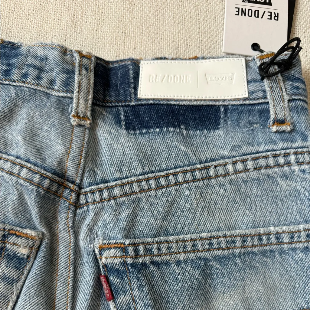 NWT Re/Done Levi’s 70s Indigo Loose Flare Jeans - Image 5