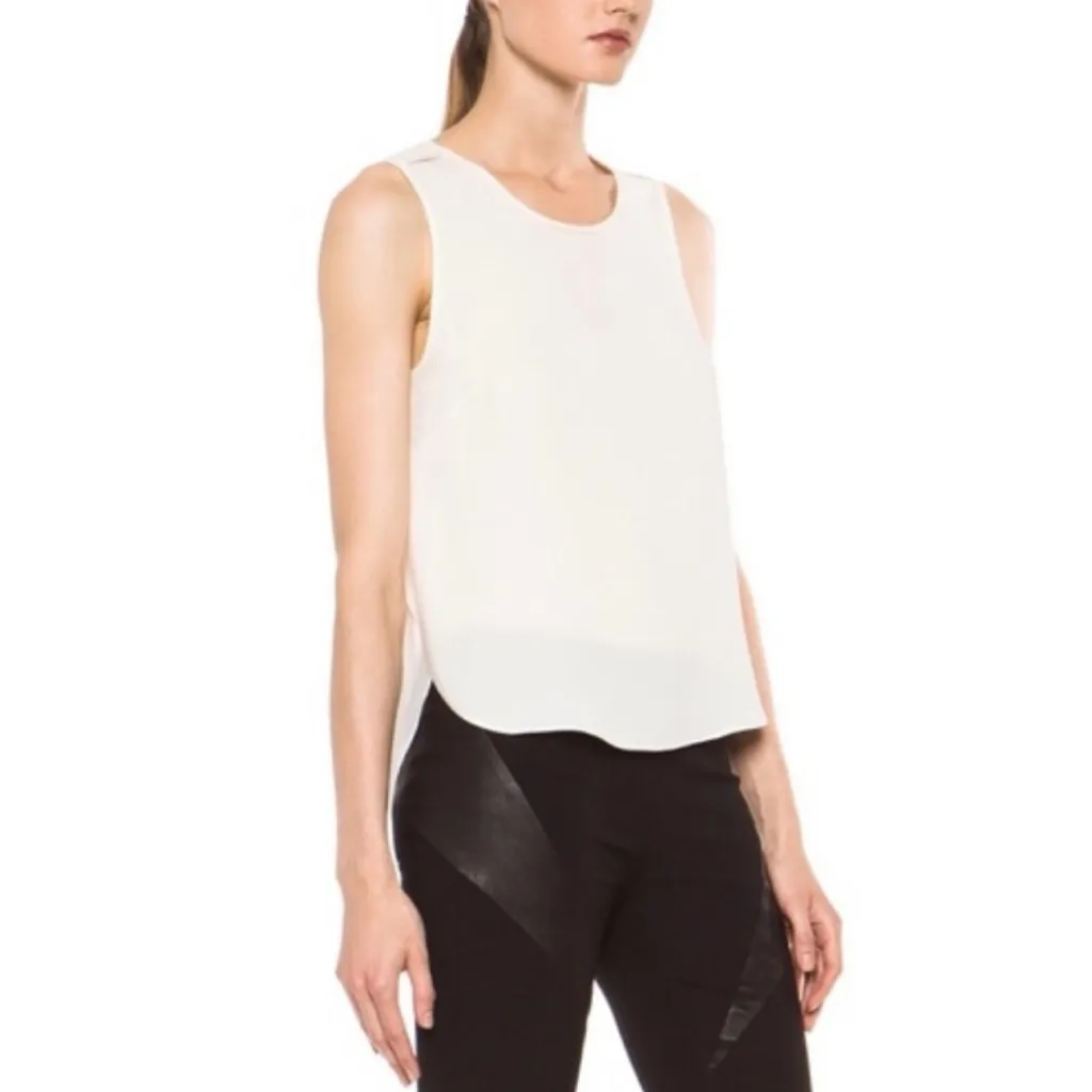 rag & bone | fleet tank in white and gray - Image 2