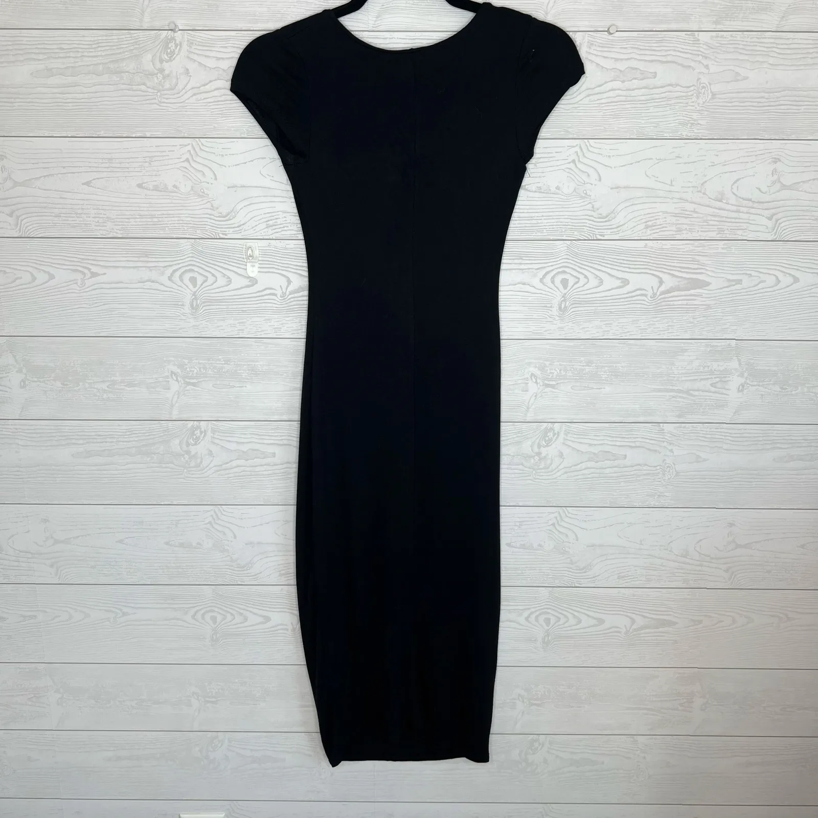 See You Monday black knit bodycon Dress NWT Size Small - Image 2