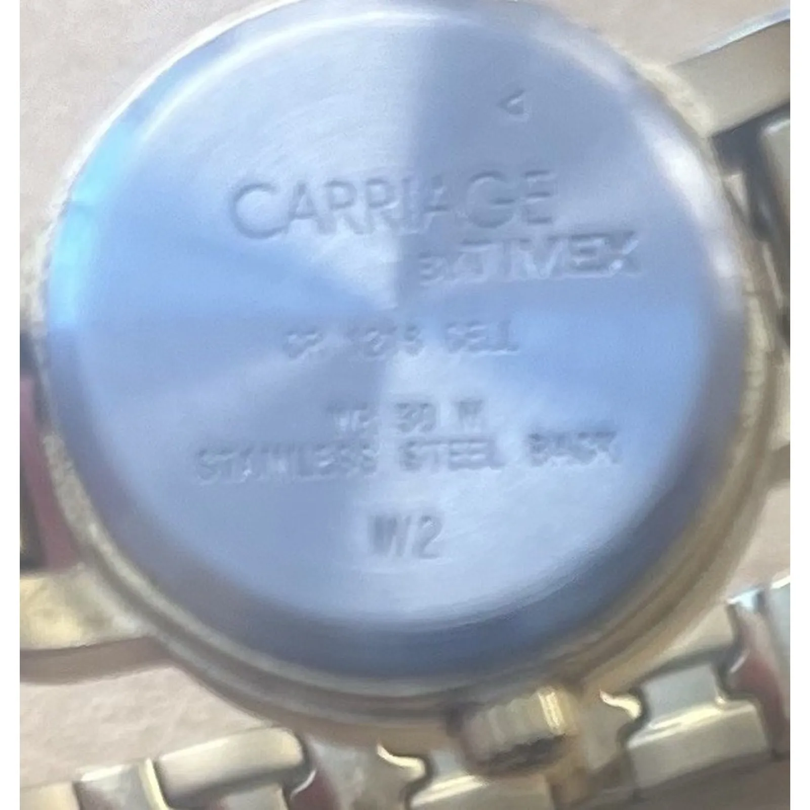 Carriage by Timex Watch Women Gold Tone Stretch Band 21mm White Dial New Battery - Image 9