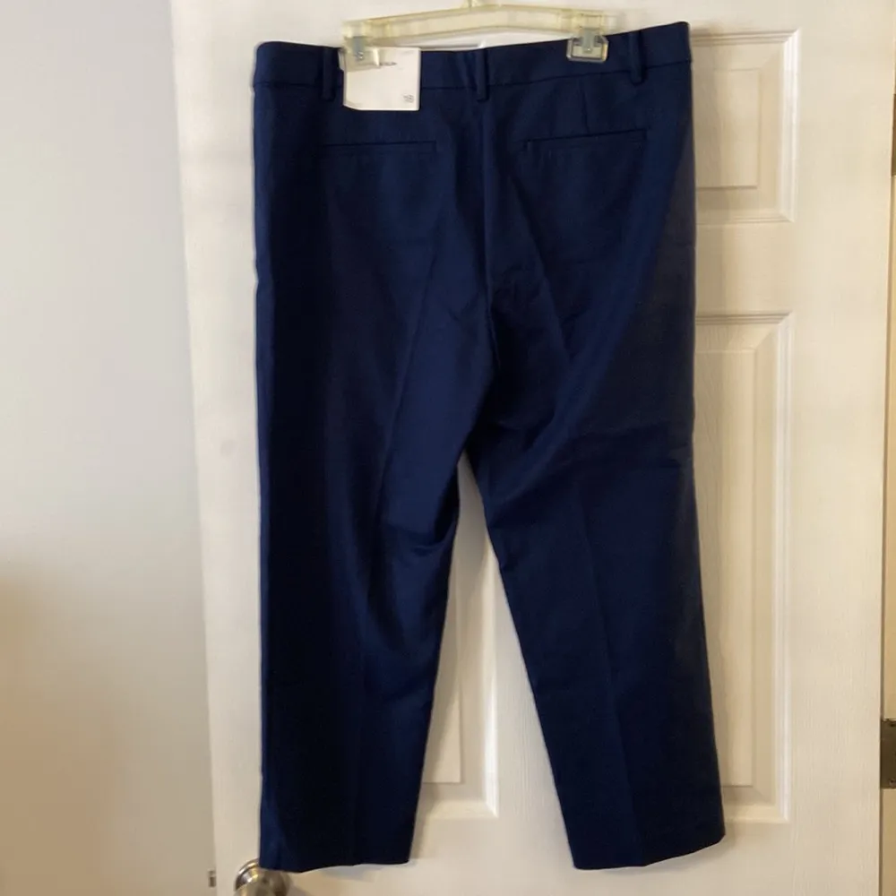 LOFT RIVERA SLIM PANTS NAVY BLUE COLOR BRAND NEW INSEAM 26” - Image 3