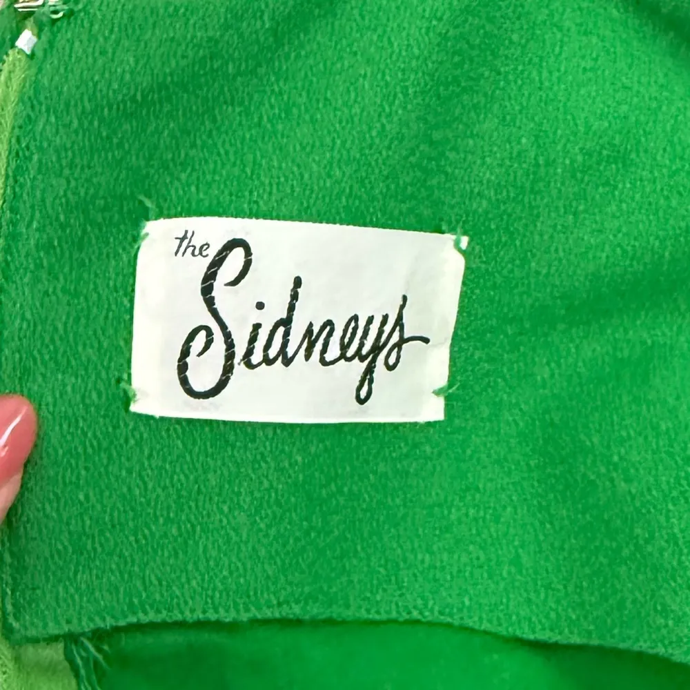 Vintage Dress Shift Green Short USA Union Tag 60’s 70’s S Small 4 6 M Medium 8 - Image 8