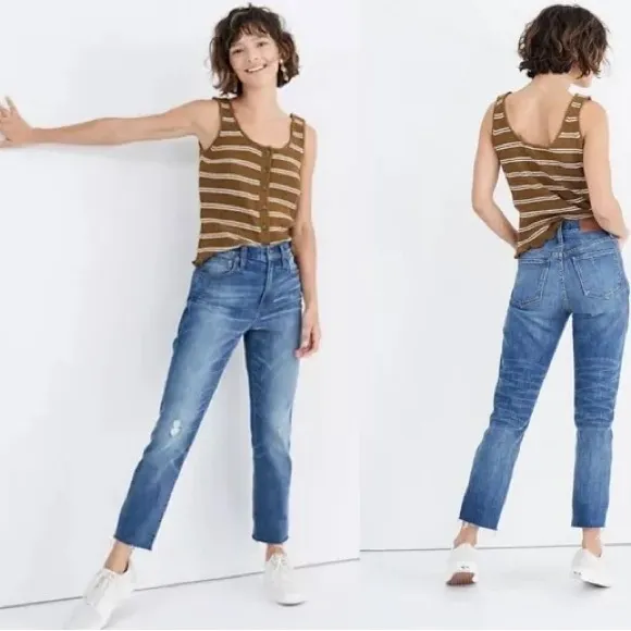 Madewell The High-Rise Slim Boyjean jeans size 28‎ - Image 2