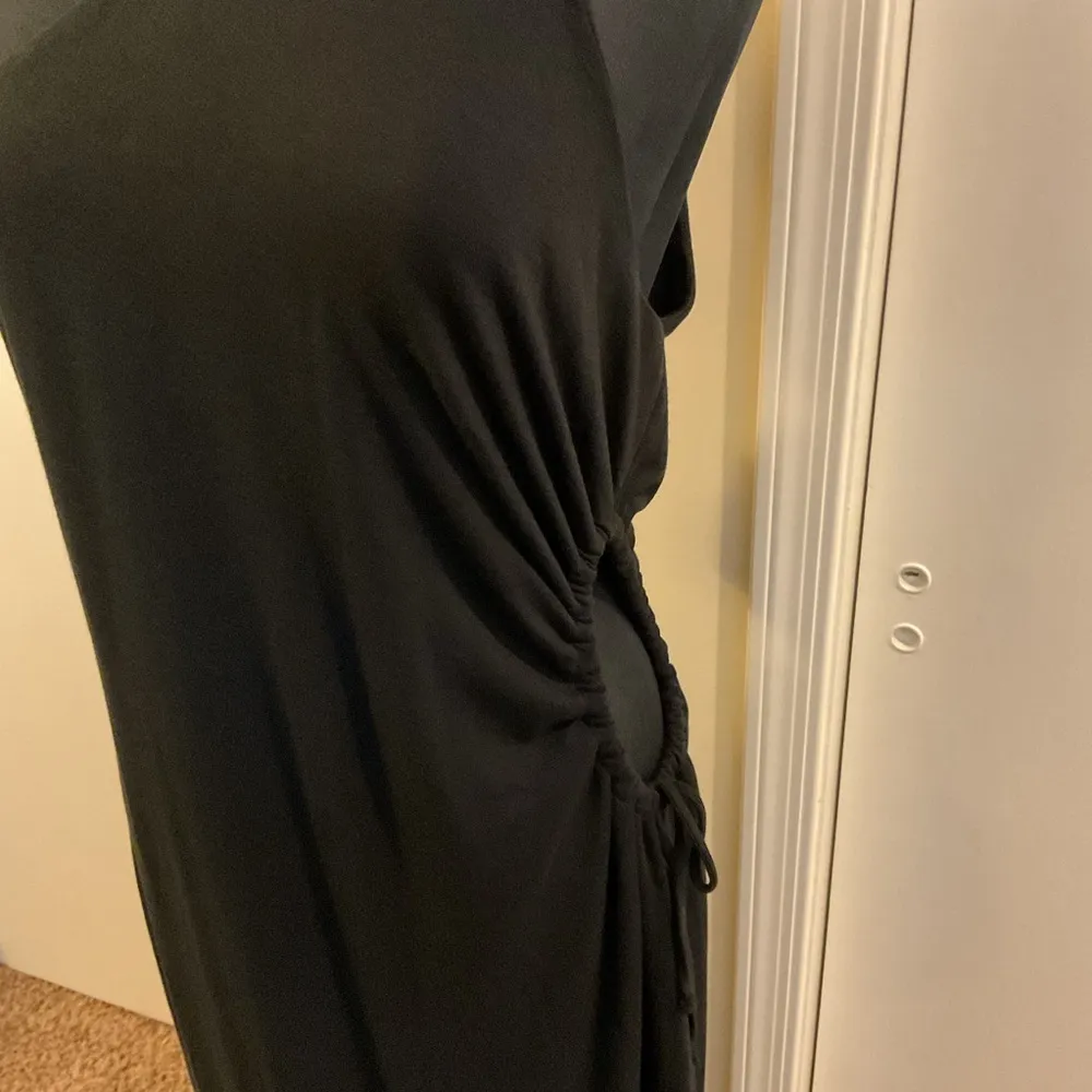 2. NWT Wild Fable Black Asymmetrical One Shoulder Black Cut Out Hip Dress SZ XXL - Image 3