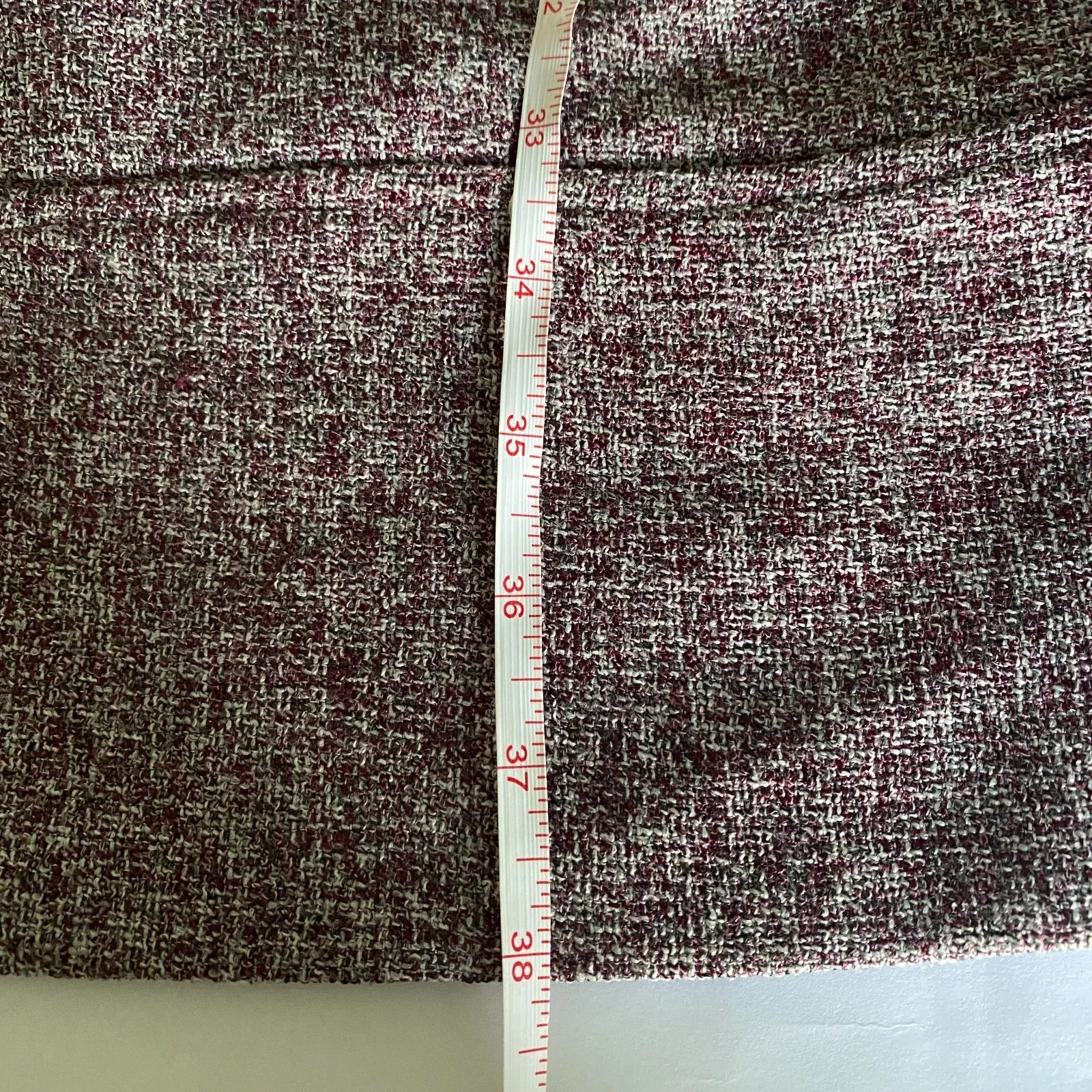 VTG Ann Taylor Purple Tweed Cap Sleeve Sheath Lined Corpcore Officecore Dress 6 - Image 8