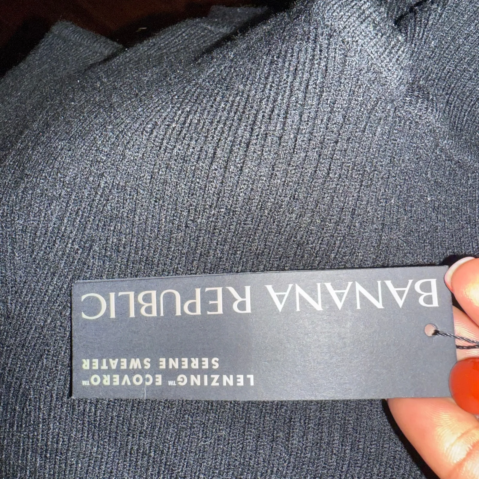 Banana Republic Asti Sweater Dress & Shrug Set Black Tall Large Long Sleeve NWT - Image 10