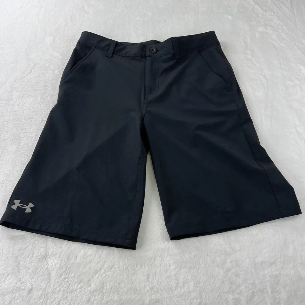 Under Armour Heat Gear Golf Athletic Shorts Men's‎ Black Size 16 Ourdoors - Image 8