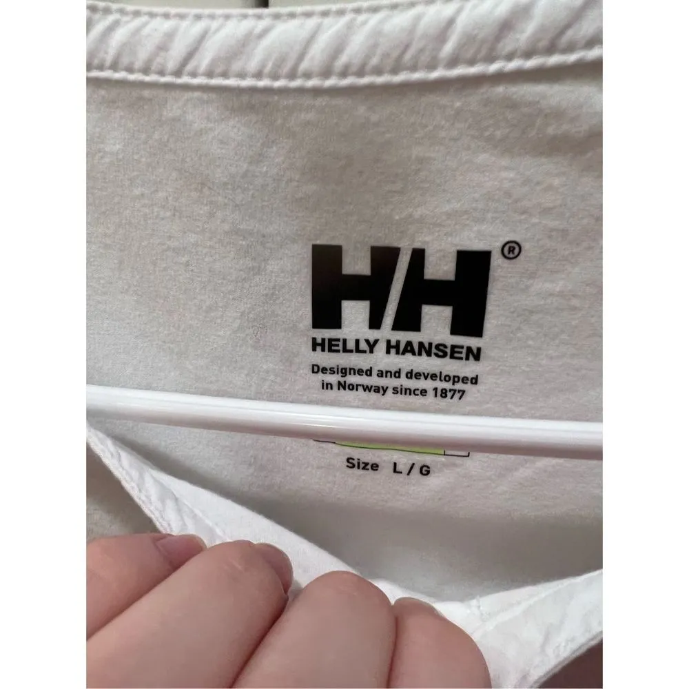 Helly Hansen New NWT white long sleeve large t-shirt luxury activewear - Image 2