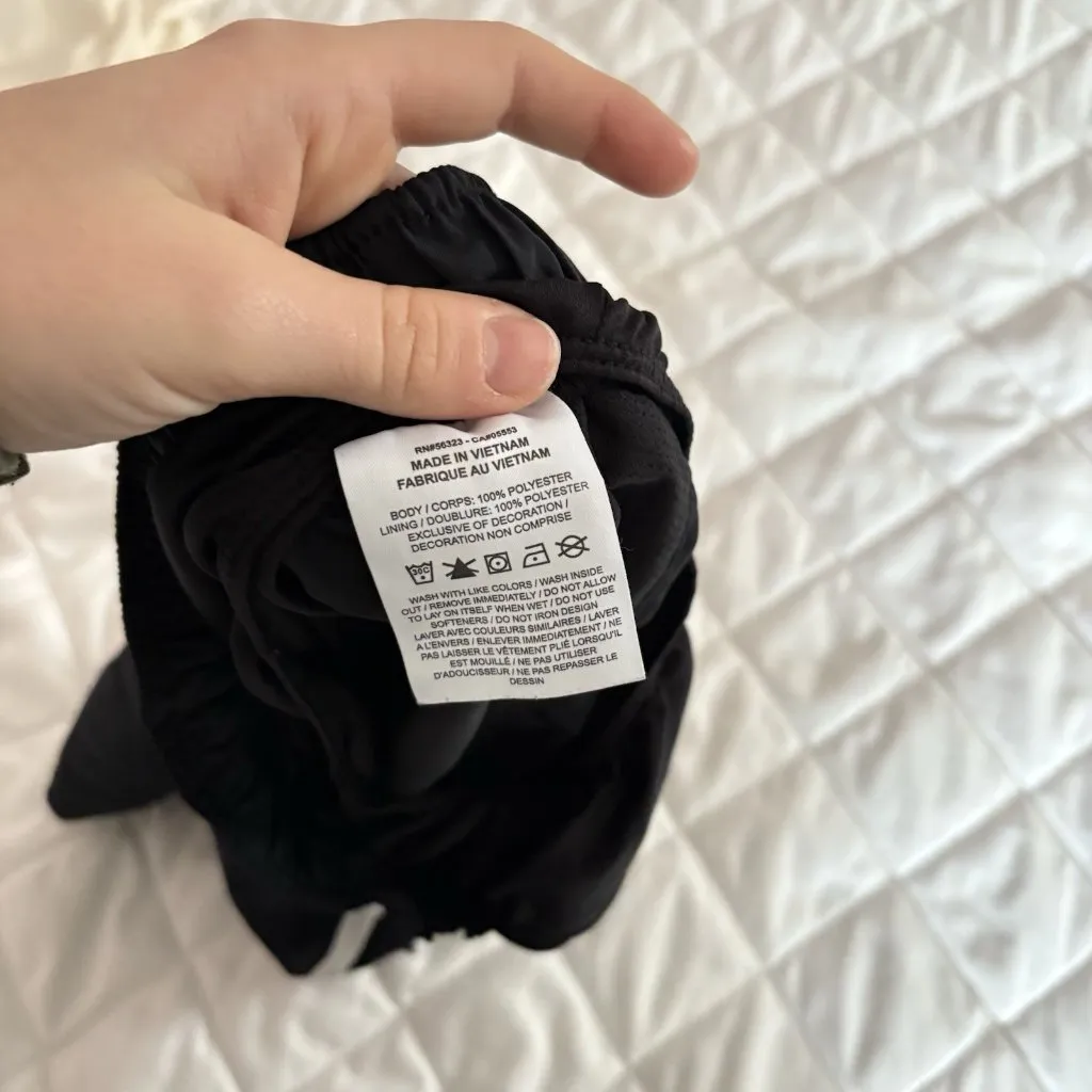 Nike Womens Dri-Fit Running Shorts Womens Size XS Black Drawstring Liner - Image 6