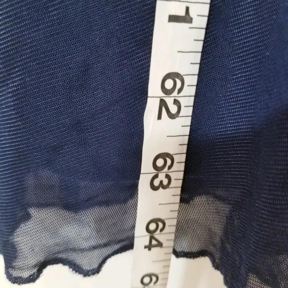 La Femme Rhinestones Beaded Lace Long Evening Gown - Image 6