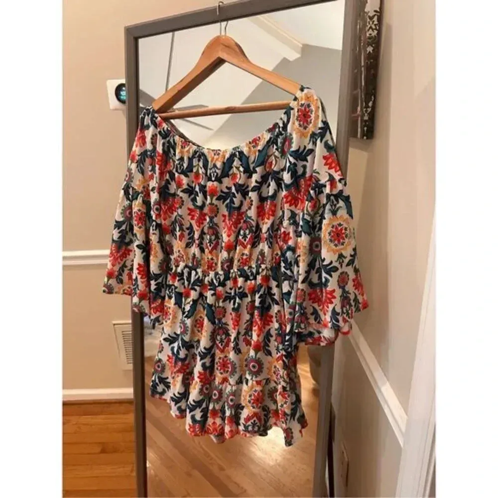 Flying Tomato Romper Size‎ medium Multicolor Red/Blue/White - Image 4