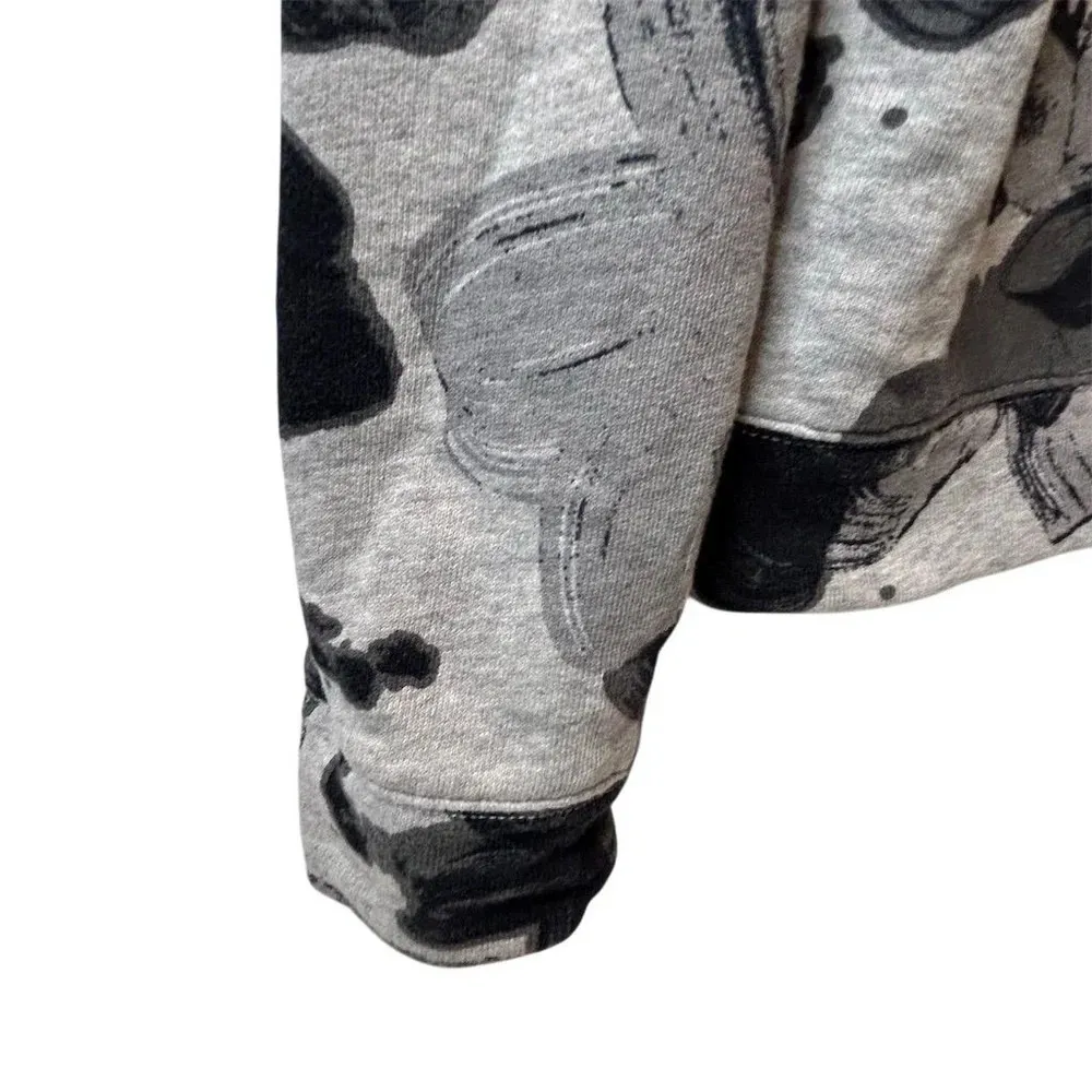 L.O.G.G. Women's Gray Floral Pullover Sweater Size S Casual - Image 5