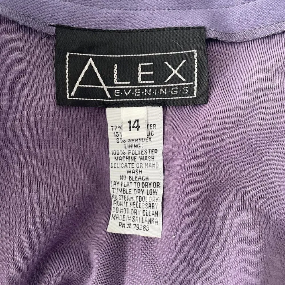 Alex Evenings Size 14  Top Blouse Blazer Jacket Wedding Party - Image 5